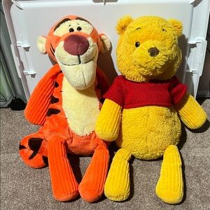 Disney Plush Tigger and Pooh scentsy buddies